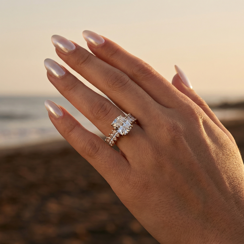 Keira 18k Gold 8ct Diamond Engagement Ring (Limited To Just 30 Pieces)