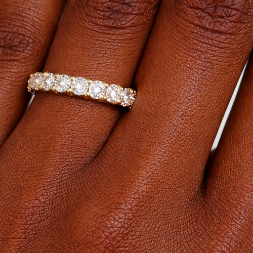 Bella 18K Gold 7.5ctw Diamond Wedding Ring